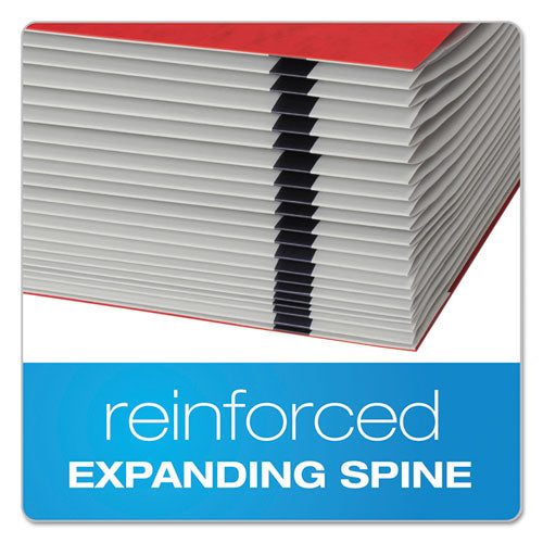 Image of Pendaflex® Expanding Desk File, 23 Dividers, Alpha Index, Letter Size, Red Cover