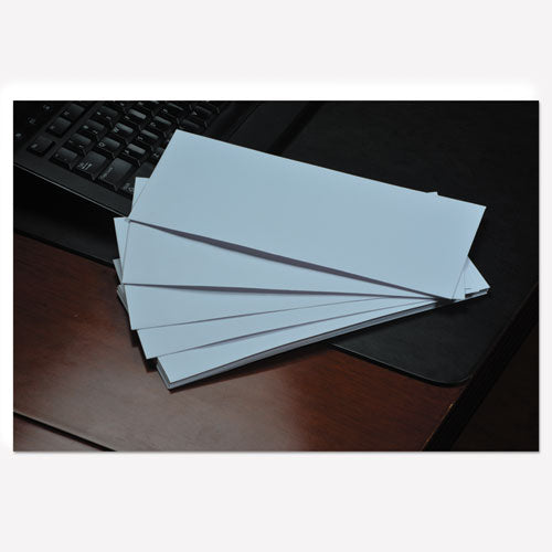 Image of Quality Park Business Envelope, #10, Commercial Flap, Diagonal Seam, Gummed Closure, 24 lb Bond Weight Paper, 4.13 x 9.5, White, 500/Box