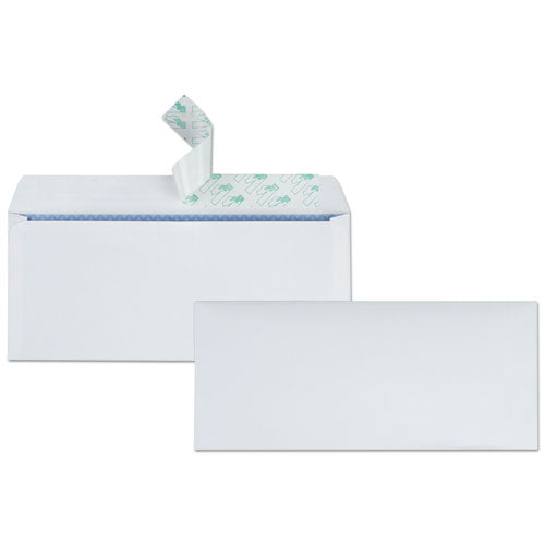 Image of Quality Park Redi-Strip Security Tinted Envelope, #10, Commercial Flap, Redi-Strip Heat-Resistant Closure, 4.13 x 9.5, White, 500/Box