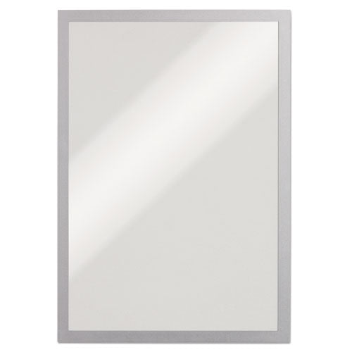 Image of Durable® DURAFRAME Sign Holder, 11 x 17, Silver, 2/Pack