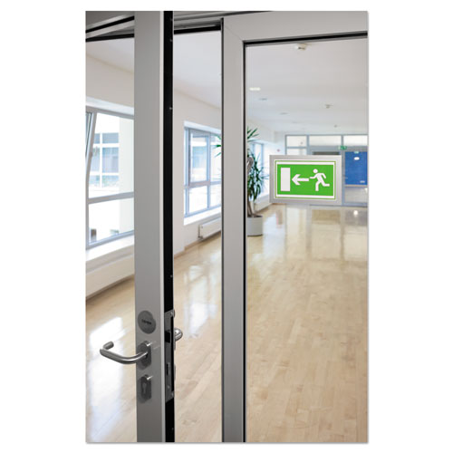 Image of Durable® DURAFRAME Sign Holder, 5.5 x 8.5, Silver, 2/Pack