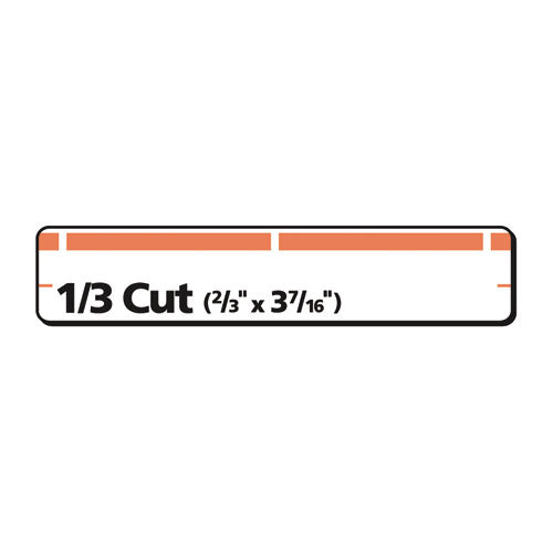 Image of Avery® Permanent Trueblock File Folder Labels With Sure Feed Technology, 0.66 X 3.44, White, 30/sheet, 25 Sheets/pack