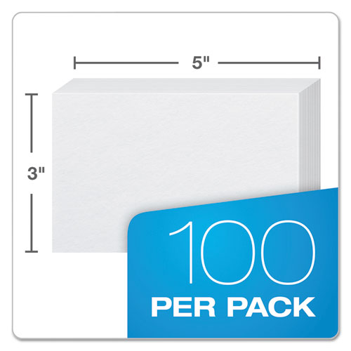 Image of Oxford Unruled Index Cards, 3 X 5, White, 100/pack
