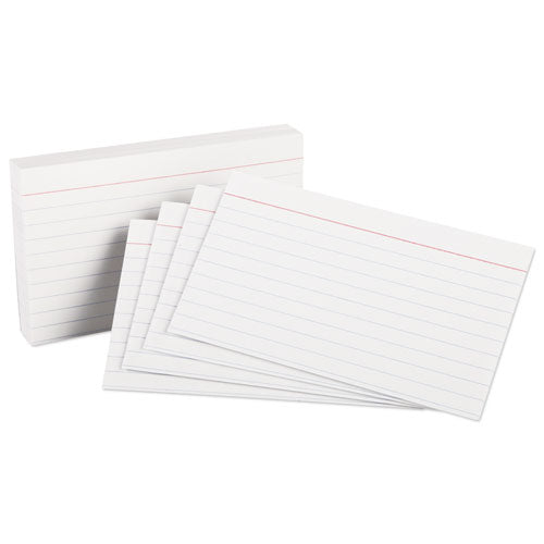 Image of Oxford Ruled Index Cards, 3 X 5, White, 100/pack