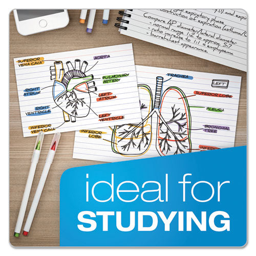 Image of Oxford Ruled Index Cards, 5 X 8, White, 100/pack