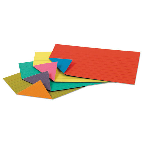Image of Oxford Extreme Index Cards, Ruled, 3 X 5, Assorted, 100/pack