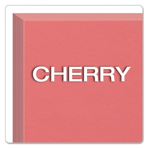 Image of Oxford Unruled Index Cards, 3 X 5, Cherry, 100/pack