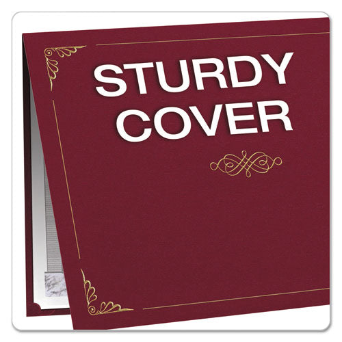 Image of Oxford Certificate Holder, 11.25 x 8.75, Burgundy, 5/Pack
