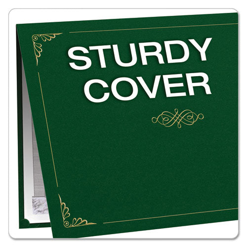 Image of Oxford Certificate Holder, 11.25 x 8.75, Green, 5/Pack