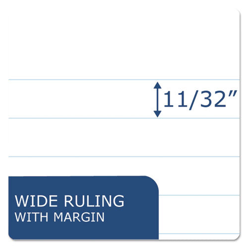 Image of Roaring Spring® Marble Cover Composition Book, Wide/Legal Rule, Black Marble Cover, (100) 9.75 x 7.5 Sheets