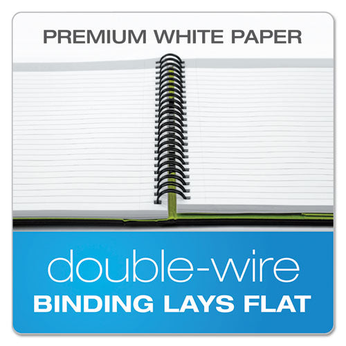 Image of Oxford Idea Collective Professional Wirebound Hardcover Notebook, 1-Subject, Medium/College Rule, Black Cover, (80) 8 x 5.5 Sheets