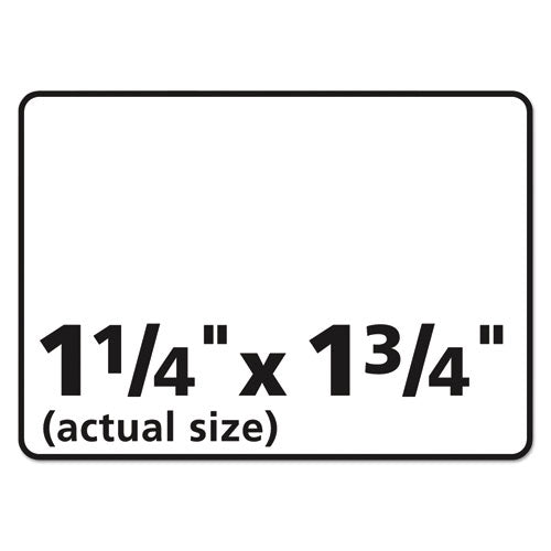 Image of Avery® Durable Permanent Id Labels With Trueblock Technology, Laser Printers, 1.25 X 1.75, White, 32/sheet, 50 Sheets/pack