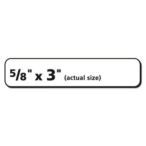 Image of Avery® Durable Permanent Id Labels With Trueblock Technology, Laser Printers, 0.63 X 3, White, 32/sheet, 50 Sheets/pack