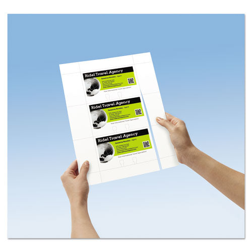 Image of Avery® Large Rotary Cards, Laser/inkjet, 3 X 5, White, 3 Cards/sheet, 150 Cards/box