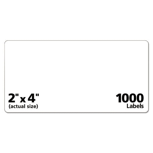 Image of Avery® Repositionable Shipping Labels W/sure Feed, Inkjet/laser, 2 X 4, White, 1000/box