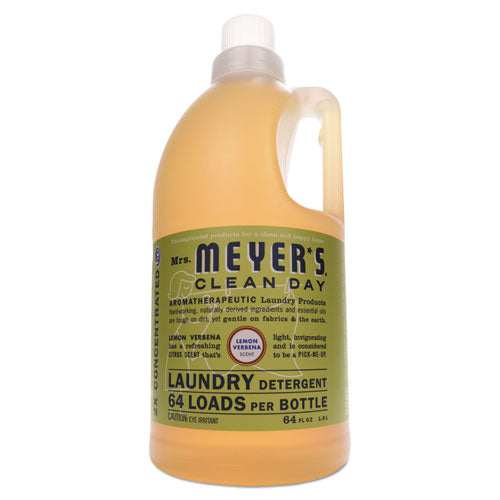 Image of Mrs. Meyer's® Liquid Laundry Detergent, Lemon Verbena Scent, 64 Oz Bottle