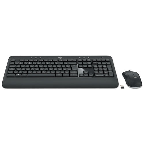 Image of Logitech® Mk540 Wireless Combo, 2.4 Ghz Frequency/30 Ft Wireless Range, Black
