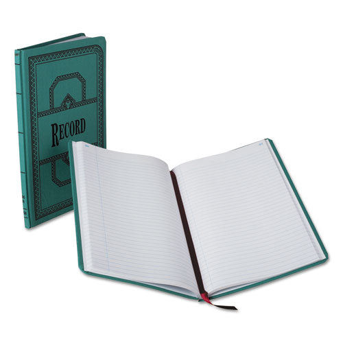 Image of Boorum & Pease® Account Record Book, Record-Style Rule, Blue Cover, 11.75 X 7.25 Sheets, 150 Sheets/book