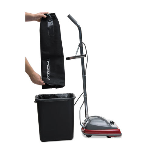 Image of Sanitaire® TRADITION Upright Vacuum SC679K, 12" Cleaning Path, Gray/Red/Black