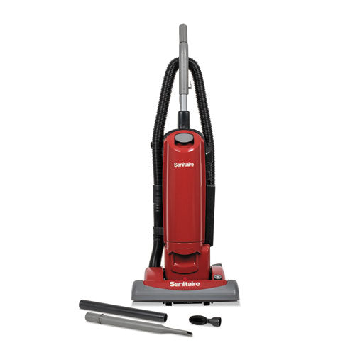 Image of Sanitaire® Force Quietclean Upright Vacuum Sc5815d, 15" Cleaning Path, Red