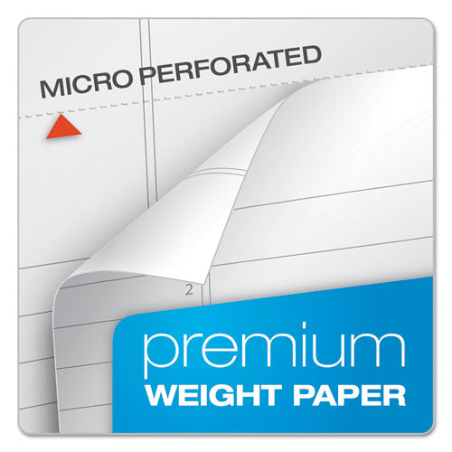 Image of Ampad® Gold Fibre Wirebound Project Notes Pad, Project-Management Format, Green Cover, 70 White 8.5 X 11.75 Sheets