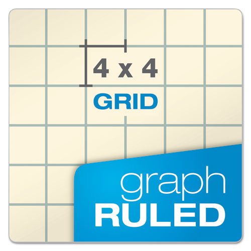 Image of Ampad® Computation Book, Quadrille Rule (4 sq/in), Brown Cover, (76) 11.75 x 9.25 Sheets