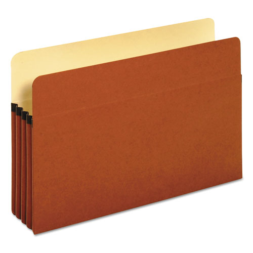 Image of Pendaflex® Standard Expanding File Pockets, 3.5" Expansion, Legal Size, Redrope, 25/Box