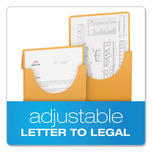 Image of Pendaflex® Expandable Kraft Retention Jackets, Straight Tab, Letter/legal Size, Brown, 100/box