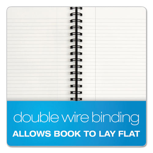 Image of TOPS Royale Wirebound Business Notebooks, 1-Subject, Medium/College Rule, Black/Gray Cover, (96) 10.5 x 8 Sheets