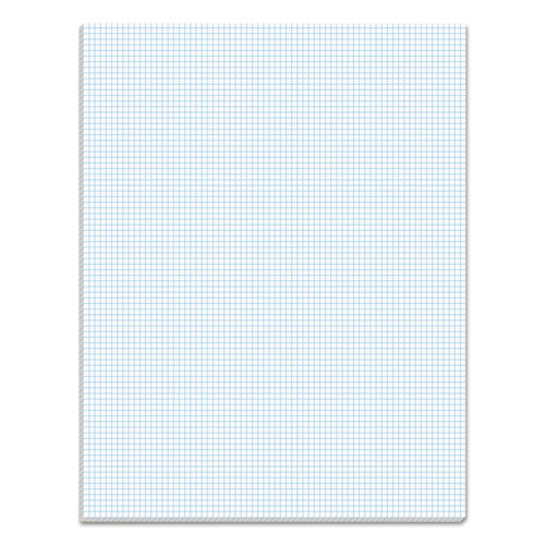 Image of TOPS Quadrille Pads, Quadrille Rule (8 Sq/in), 50 White 8.5 X 11 Sheets