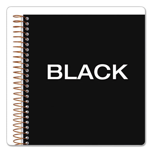 Image of TOPS JEN Action Planner, 1-Subject, Narrow Rule, Black Cover, (100) 8.5 x 6.75 Sheets