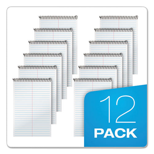 Image of TOPS Second Nature Recycled Notepads, Gregg Rule, Brown Cover, 80 White 6 X 9 Sheets
