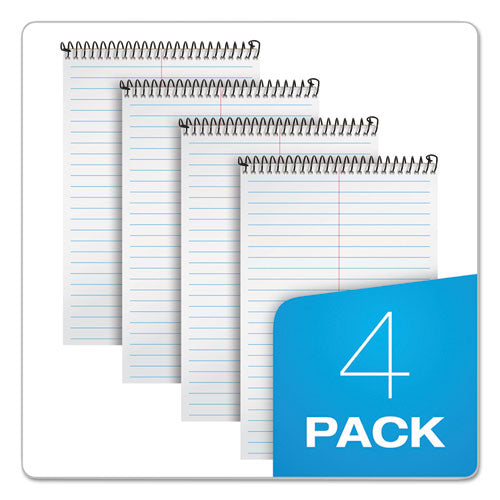 Image of TOPS Second Nature Recycled Notepads, Gregg Rule, Brown Cover, 70 White 6 X 9 Sheets