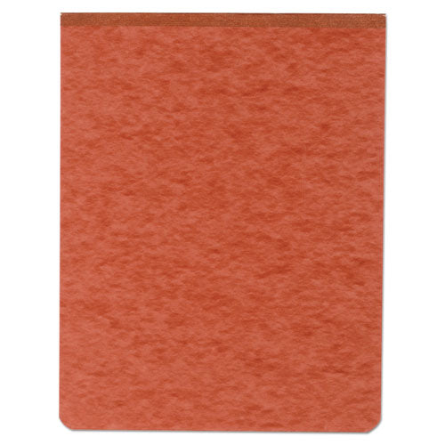 Image of ACCO Pressboard Report Cover With Tyvek Reinforced Hinge, Two-Piece Prong Fastener, 2" Capacity, 8.5 X 11, Red/red