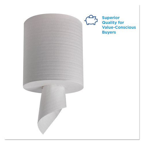 Image of Georgia Pacific® Professional Pacific Blue Select 2-Ply Center-Pull Perf Wipers, 2-Ply, 8.25 x 12, White, 520/Roll, 6 Rolls/Carton