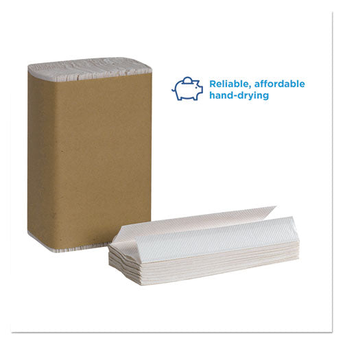 Image of Georgia Pacific® Professional Pacific Blue Basic C-Fold Paper Towel, 1-Ply, 10.1 x 12.7, White, 240/Pack, 10 Packs/Carton