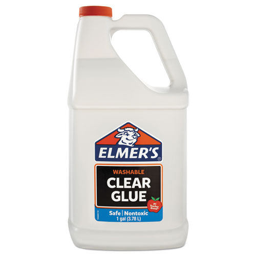 Image of Elmer's® Clear Glue, 1 Gal, Dries Clear