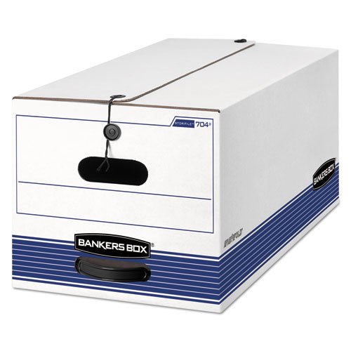 Image of Bankers Box® Stor/file Medium-Duty Strength Storage Boxes, Letter Files, 12" X 24.13" X 10.25", White, 20/carton