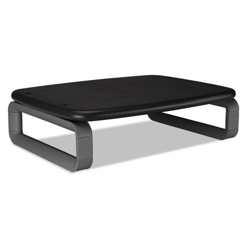 Image of Kensington® Smartfit Monitor Stand Plus, 16.2" X 2.2" X 3" To 6", Black, Supports 80 Lbs