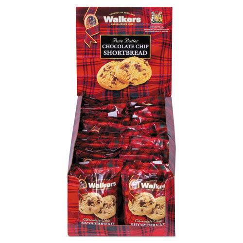 Image of Walkers Shortbread Cookies, Chocolate Chip Shortbread, 2.2 Oz Box