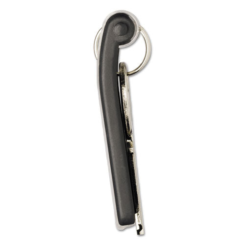 Image of Durable® Locking Key Cabinet, 36-Key, Brushed Aluminum, Silver, 11.75 x 4.63 x 11