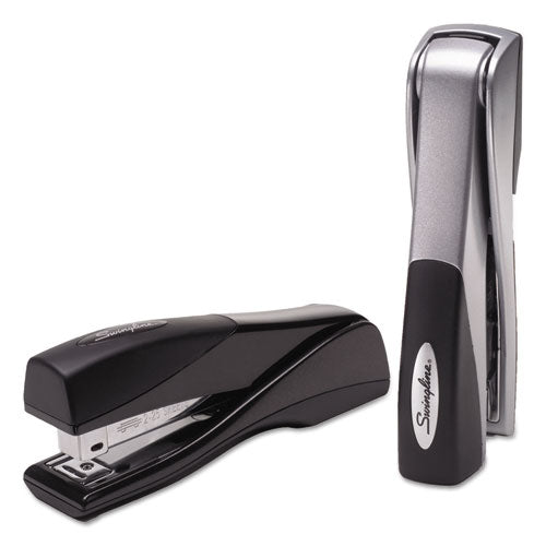 Image of Swingline® Optima Grip Full Strip Stapler, 25-Sheet Capacity, Silver