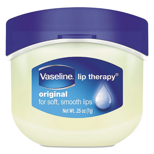 Image of Vaseline® Lip Therapy, Original, 0.25 oz, Plastic Flip-Top Container