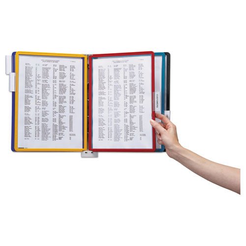 Image of Durable® Vario Wall Reference System, 5 Panels, Letter, Asst. Borders And Panels