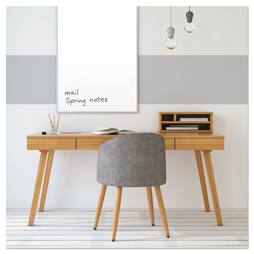 Image of Quartet® Dry Erase Board, 36" x 24", White Surface, Satin Aluminum Frame
