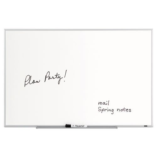 Image of Quartet® Dry Erase Board, 36" x 24", White Surface, Satin Aluminum Frame
