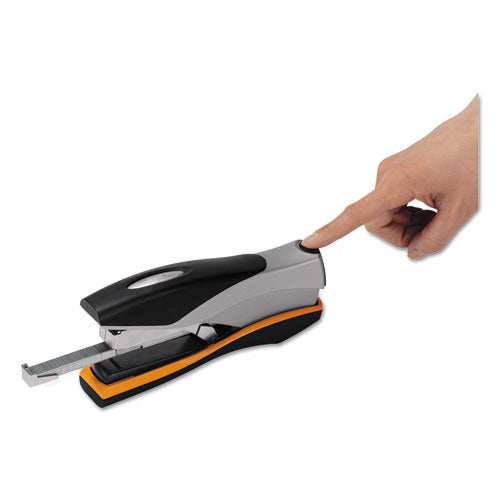 Image of Swingline® Optima 40 Desktop Stapler, 40-Sheet Capacity, Silver/black/orange