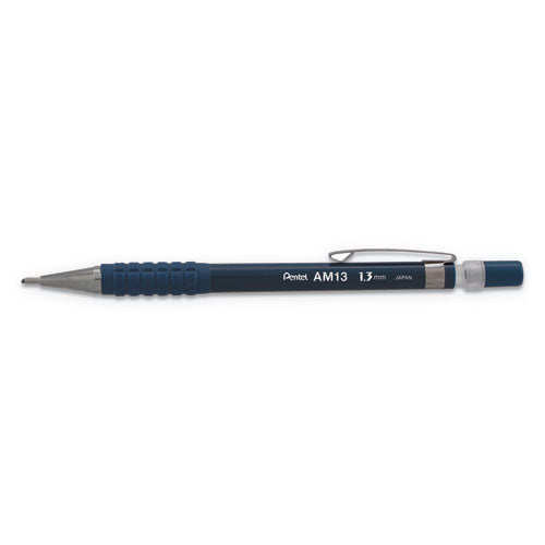 Image of Pentel® Sharp Mechanical Pencil, 1.3 mm, HB (#2), Black Lead, Blue Barrel