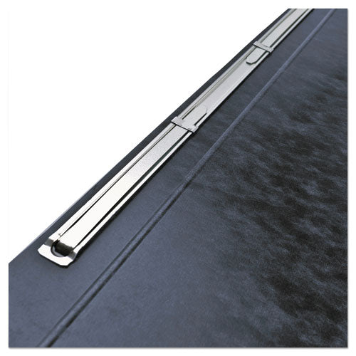 Image of ACCO Presstex Report Cover With Tyvek Reinforced Hinge, Side Bound, Two-Piece Prong Fastener, 3" Capacity, 8.5 X 11, Black/black
