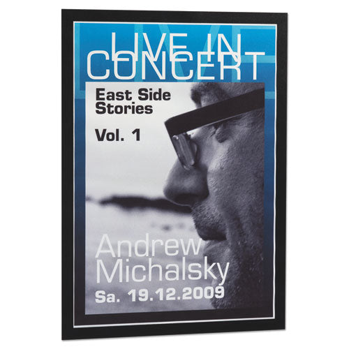 Image of Durable® Duraframe Sign Holder, 11 X 17, Black Frame, 2/pack